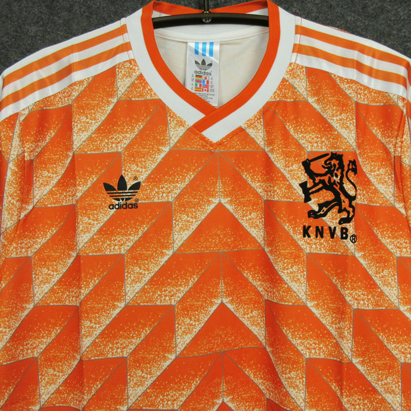 1988 Netherlands Home Retro Soccer Jersey