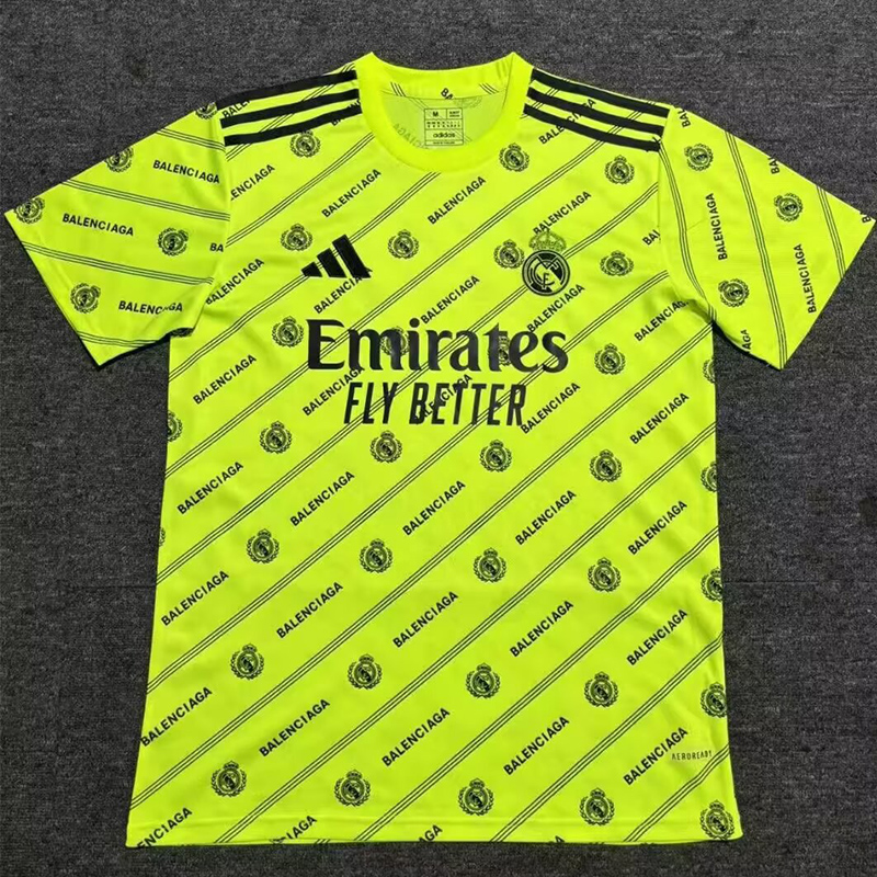 25-26 RMA Fluorescent Green Joint Edition Fans Training Shirts