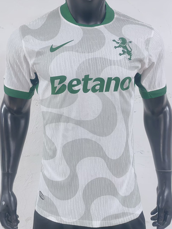 25-26 Sporting Lisbon Away Player Version Soccer Jersey