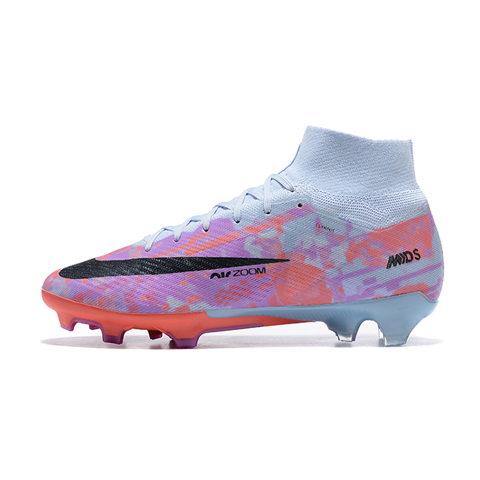 Air Zoom Mercurial Superfly IX Elite FG Lucent Pack High Soccer Shoes-Rose Red/Grey-277895