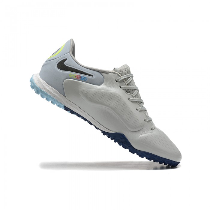 Tiempo Legend 9 TF Soccer Shoes-Gray/Green-9391124