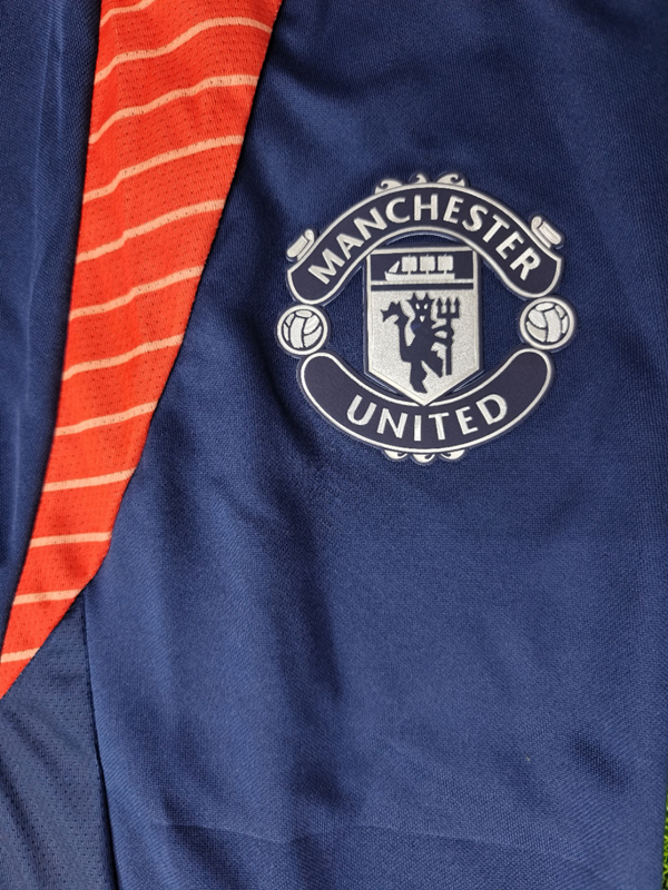 24-25 ManUtd Royal blue Training Long Pants (Have Pocket)