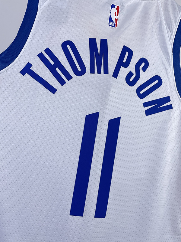 22-23 WARRIORS THOMPSON #11 White Top Quality H...