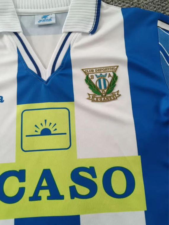1998-2000 CD Leganes Home Retro Soccer Jersey *带章