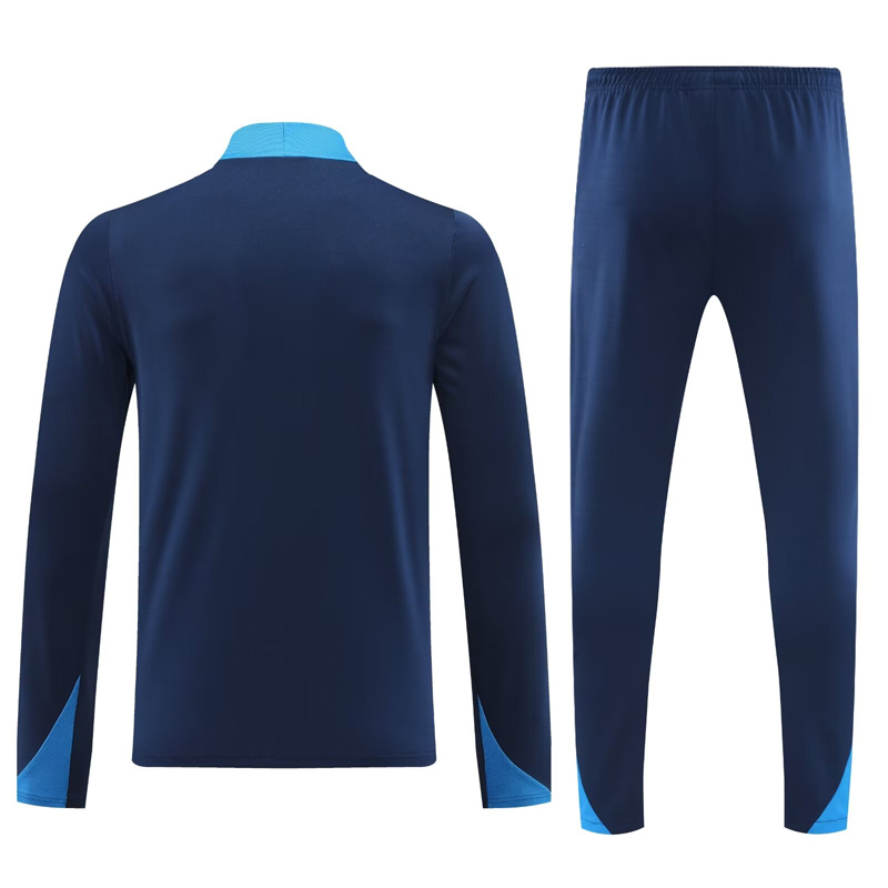 2024 NK Royal Blue Half Pull Tracksuit #812(半拉链)