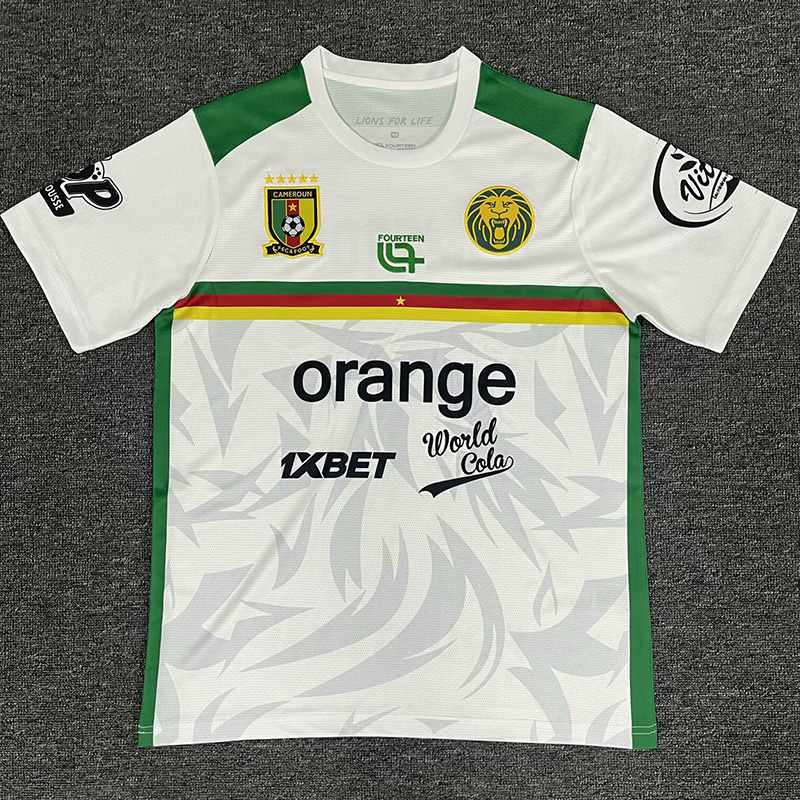 25-26 Cameroon White Training shirts