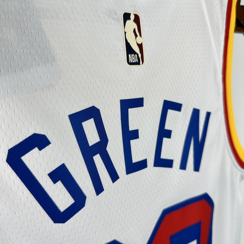 24-25 WARRIORS CURRY #30 White Retro Top Quality Hot Pressing NBA Jersey