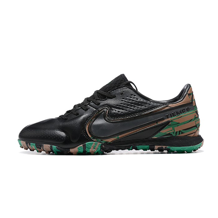 Streetgato Soccer Shoes-Black/Green-6261817