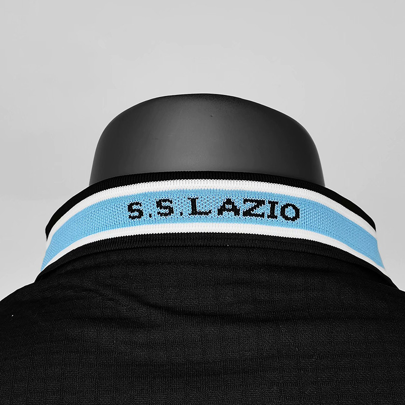 1998-2000 Lazio Away Black Retro Soccer Jersey