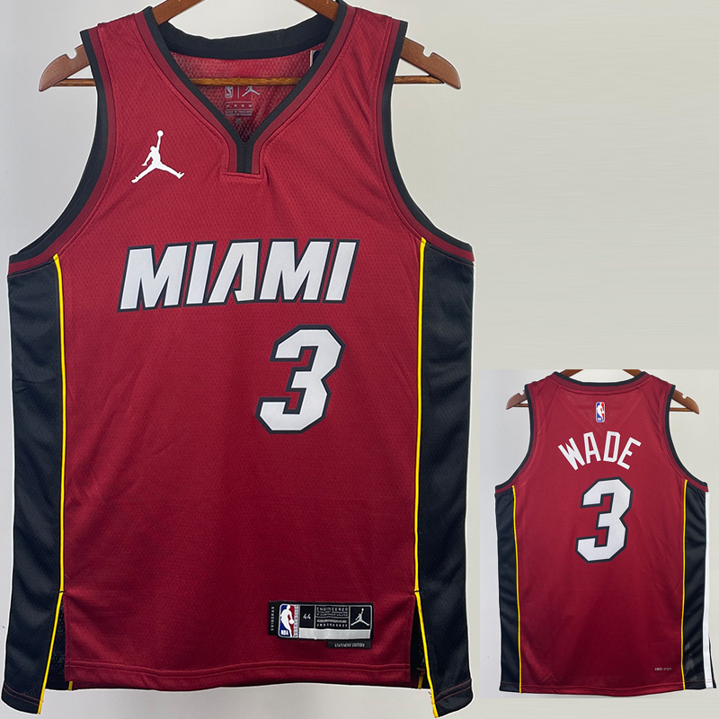 22-23 HEAT WADE #3 Red Top Quality Hot Pressing...
