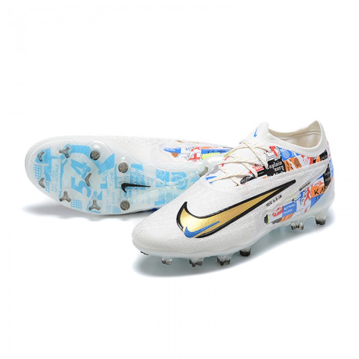 Phantom GX Elite FG Soccer Shoes-White/Gold-8358112