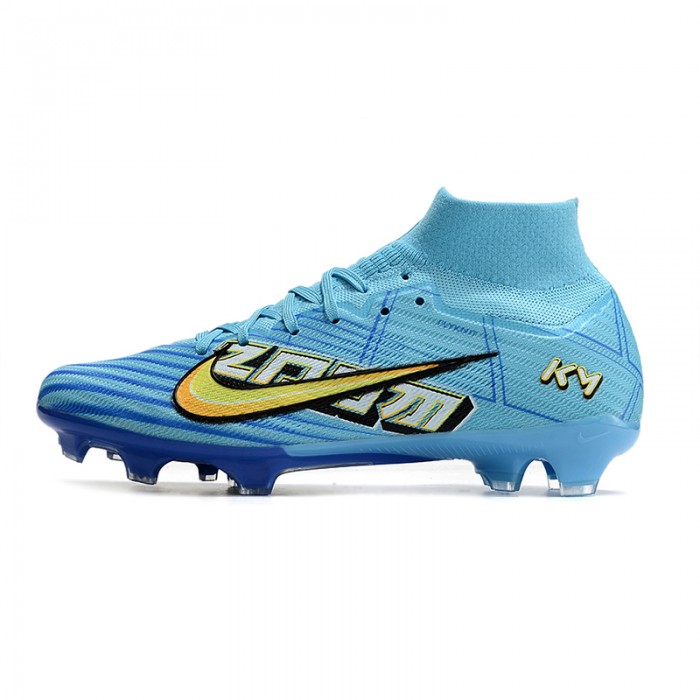Air Zoom Mercurial Superfly IX Elite FG High Soccer Shoes-Blue/Yellow-7305374