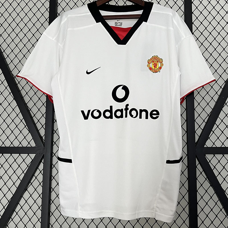 2002-2003 Man Utd Away Retro Soccer Jersey