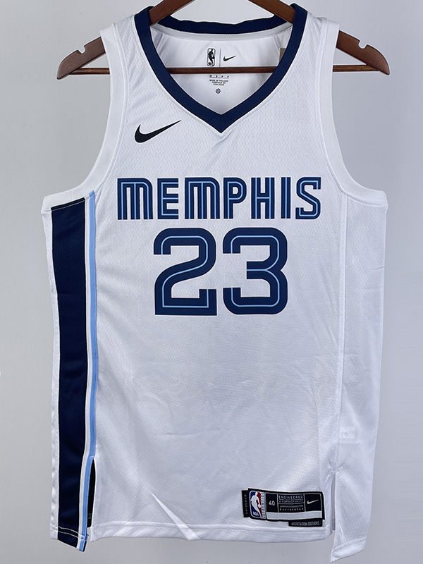 22-23 GRIZZLIES ROSE #23 White Top Quality Hot ...