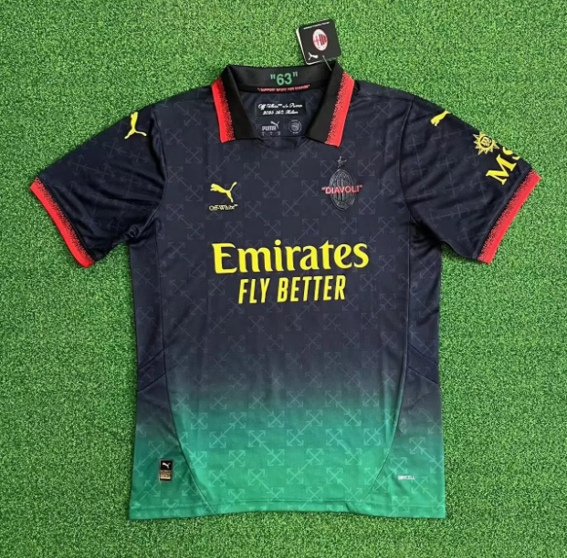 24-25 ACM Black Green Special Edition Fans Soccer Jersey