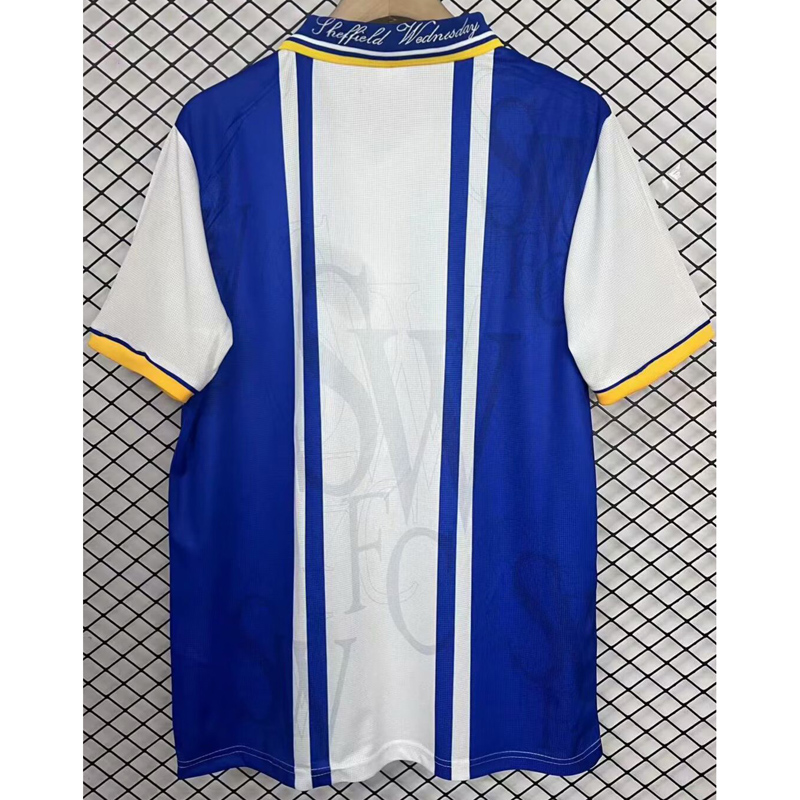 1996-1997 Sheffield Wednesday Home Retro Soccer Jersey