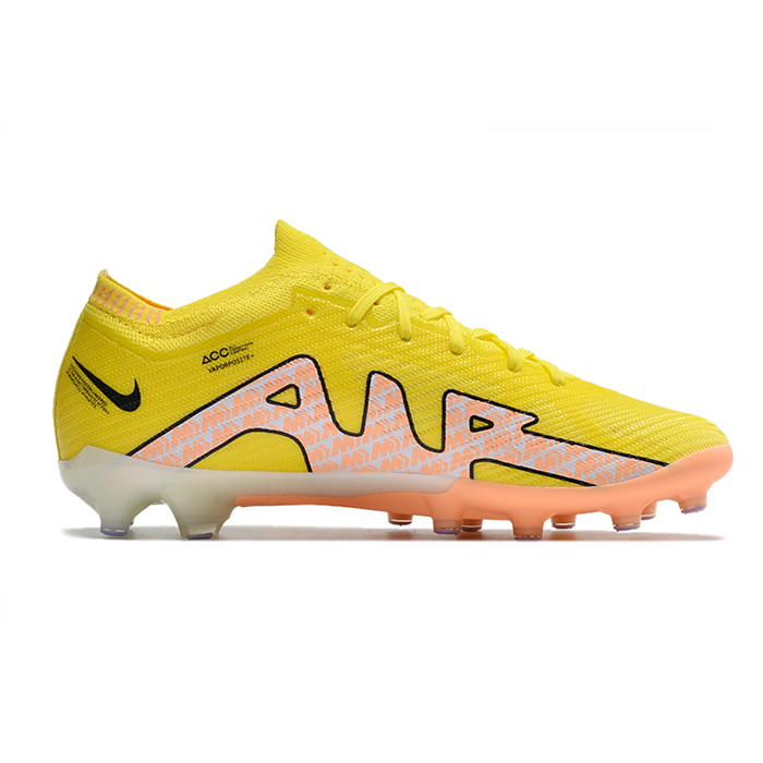 Air Zoom Mercurial Vapor XV Elite AG Soccer Shoes-Yellow/Pink-622099