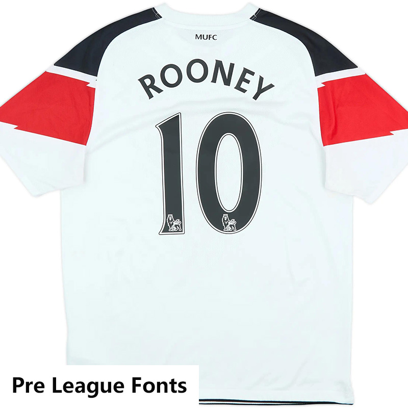 2010-2011 Man Utd Away Retro Soccer Jersey (不带决赛字)