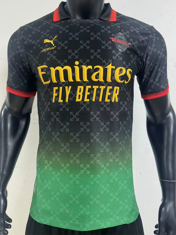 24-25 ACM Black Green Special Edition Player Version Soccer Jersey