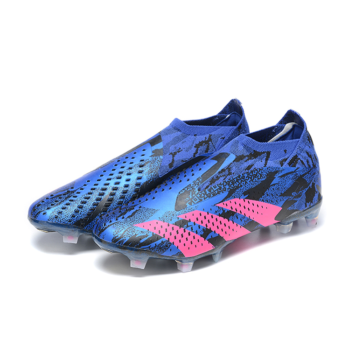 PREDATOR ACCURACY+ FG BOOTS High Soccer Shoes-Blue/Pink-1267448