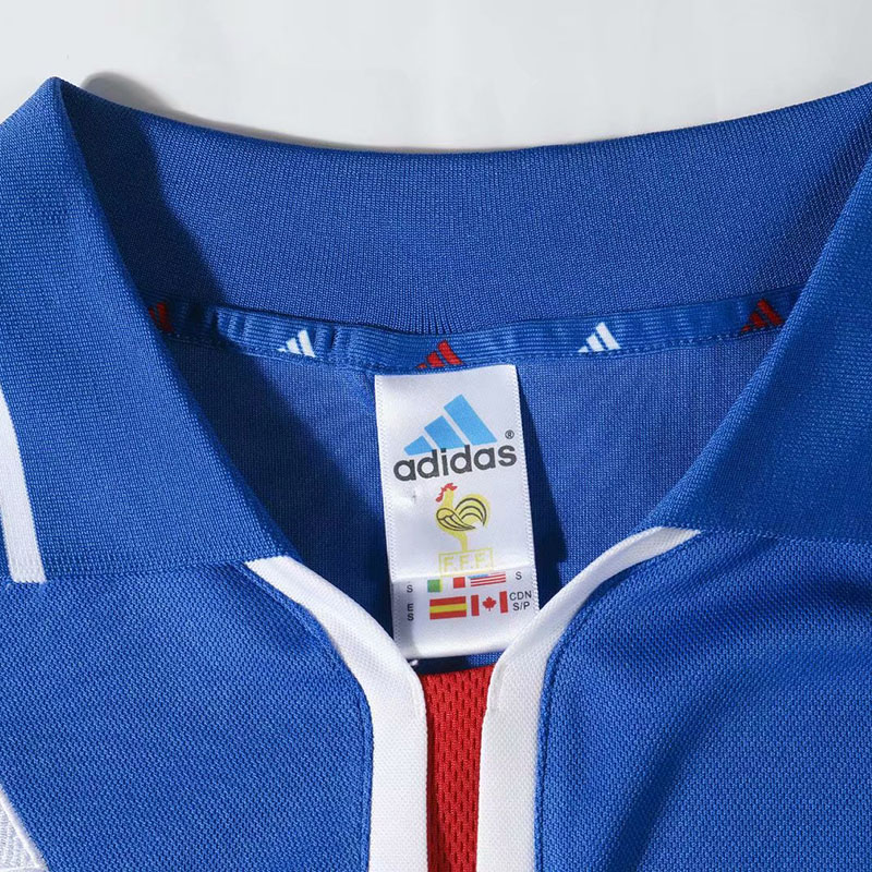 2000-2001 France Home Retro Soccer Jersey