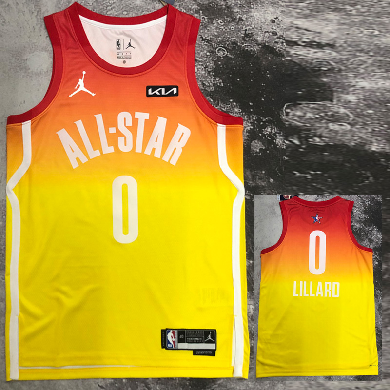 2023 ALL STAR LILIARD #0 Yellow Top Quality Hot...