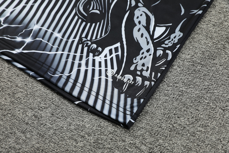24-25 RMA Black white Training Short Suit #豹