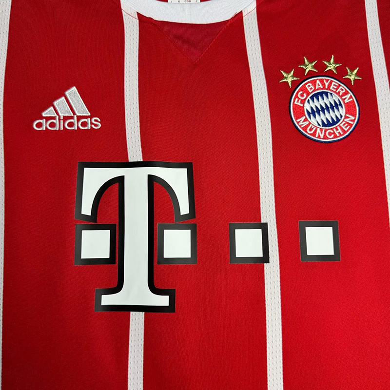 2017-2018 Bayern Home Retro Soccer Jersey