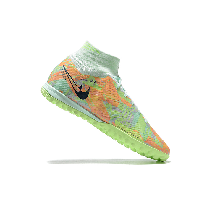 Air Zoom Mercurial Superfly IX Elite TF HIGH Soccer Shoes-Green/Yellow-7282889