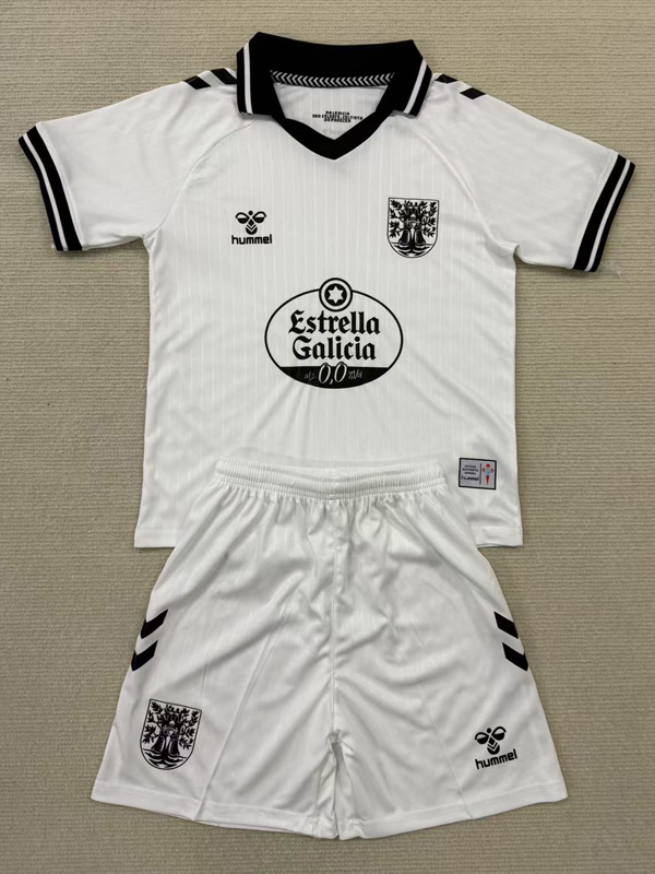 25-26 Celta White GoalKeeper Kids Soccer Jersey