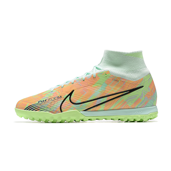 Air Zoom Mercurial Superfly IX Elite TF HIGH Soccer Shoes-Green/Yellow-7282889