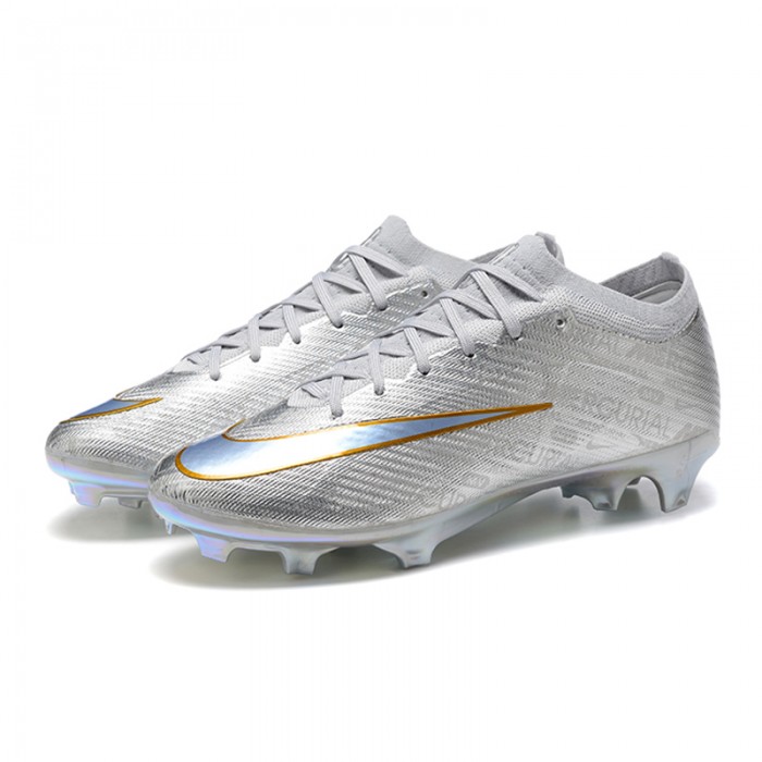 Zoom Vapor 15 Elite SE FG Soccer Shoes-Gray/Blue-6152418