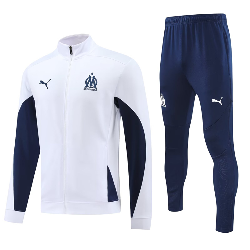 24-25 Marseille White Jacket Tracksuit