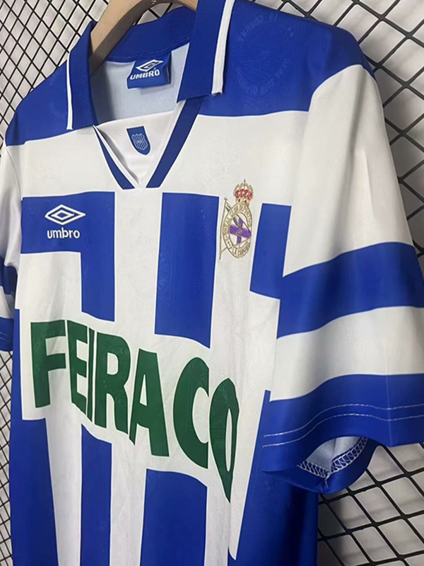 1994-1995 La Coruna Home Retro Soccer Jersey