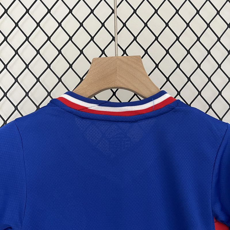 2024 France Home Kids Soccer Jersey