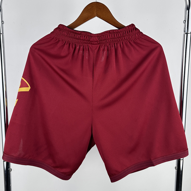 23-24 Cleveland Cavaliers Red Away Top Quality NBA Pants