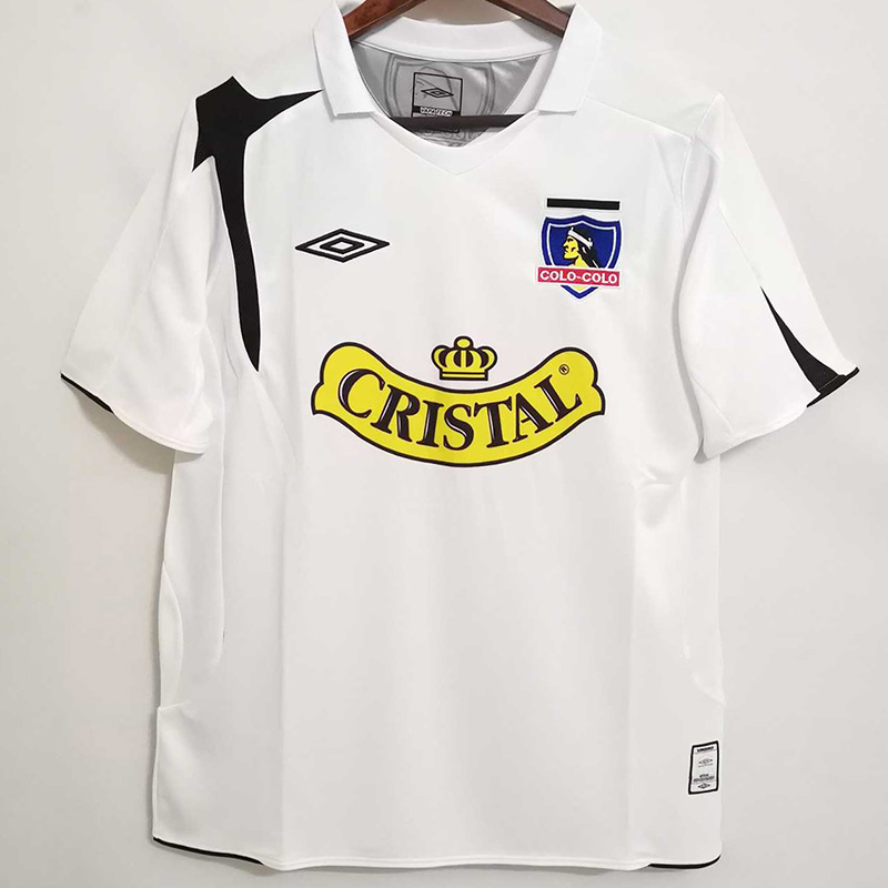 2006 Colo-Colo White Retro Soccer Jersey