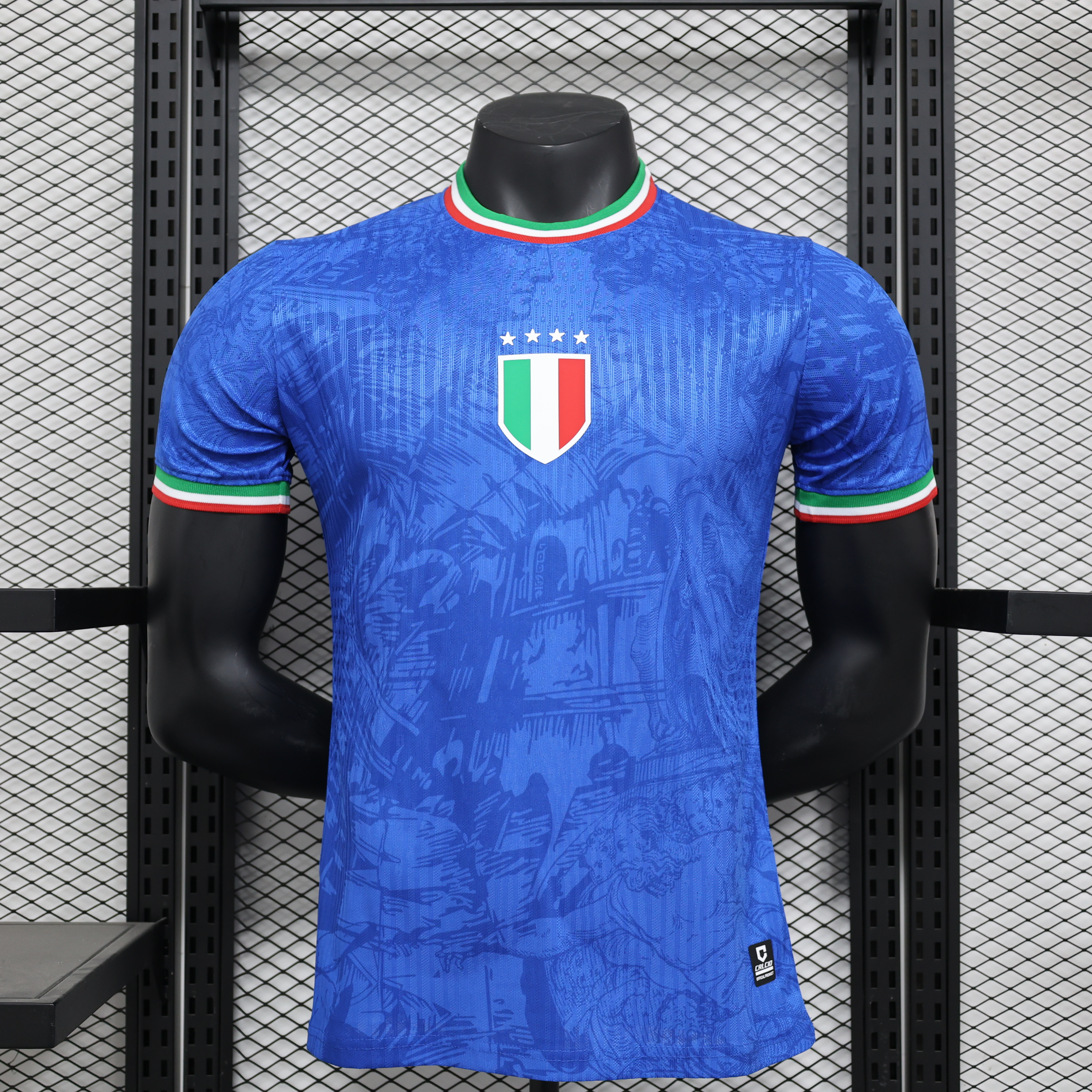 24-25 Italy Blue Special Edition Player Version Soccer Jersey