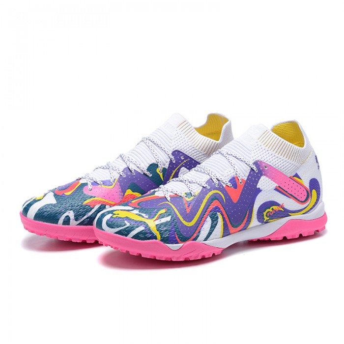 Ultra Ultimate TF Soccer Shoes-White/Purple-9081519
