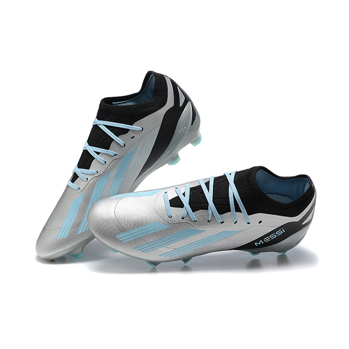 23 crazyfast.1 FG Soccer Shoes-Silver/Black-1066486