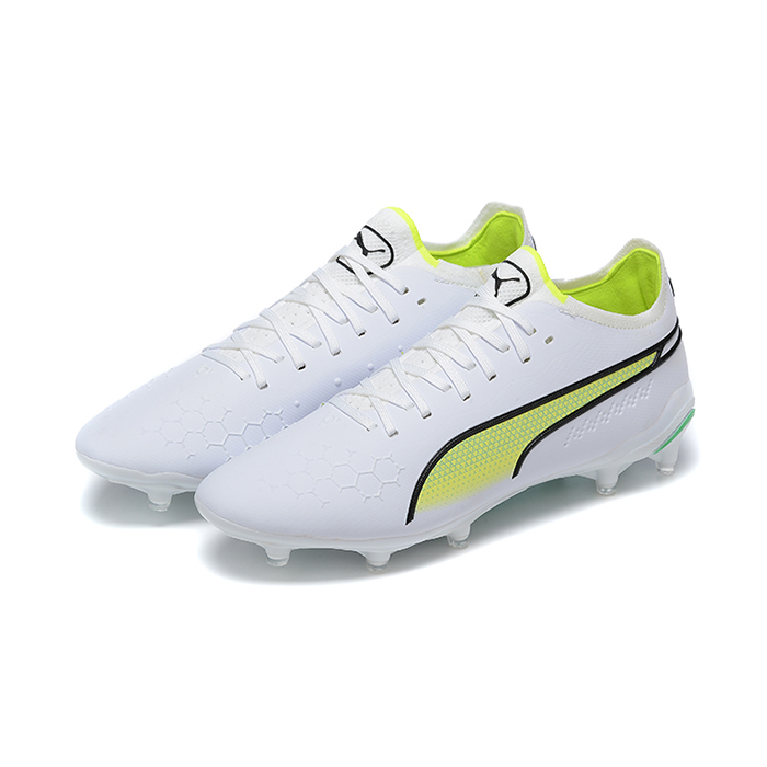 King Ultimate Icon MG Soccer Shoes-White/Green-1978648