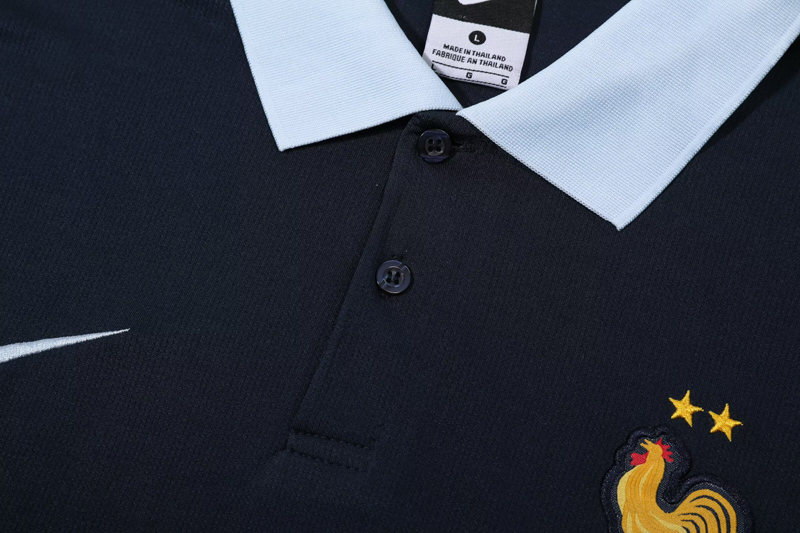 25-26 France Royal blue Polo Tracksuit