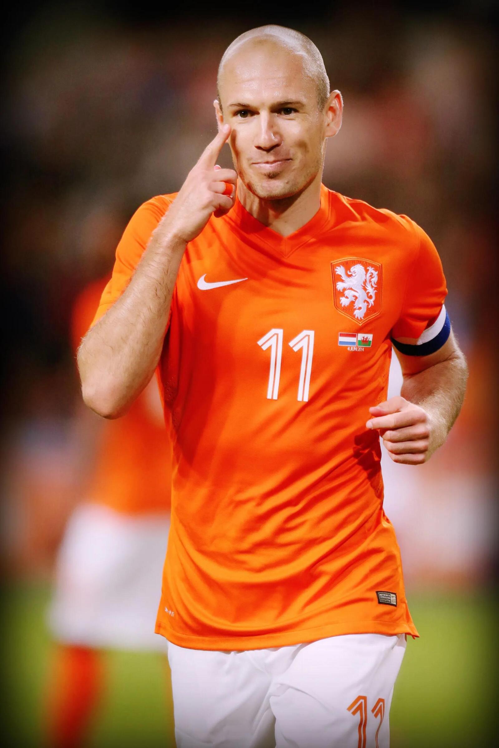 2014 Netherlands Home Retro Soccer Jersey