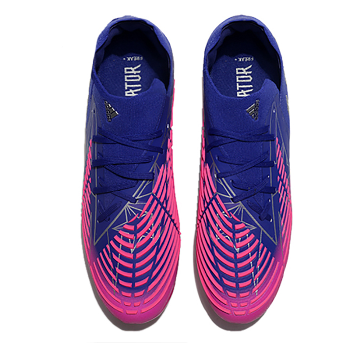 PREDATOR EDGE.1 LOW FG Soccer Shoes-Blue/Pink-4658309