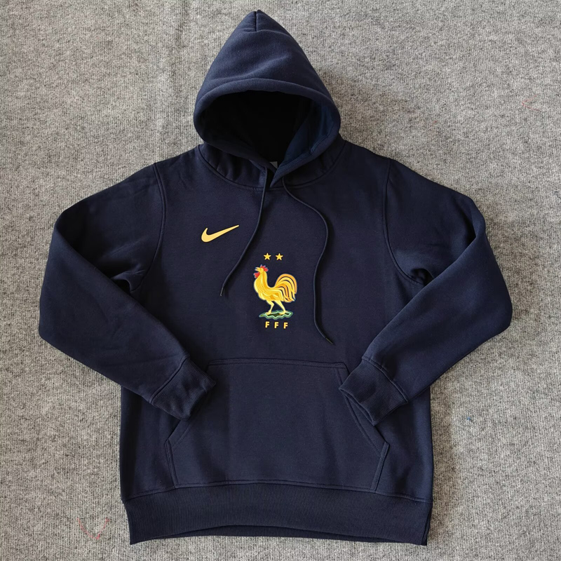 24-25 France Royal blue Hoody 宝蓝色(加绒)