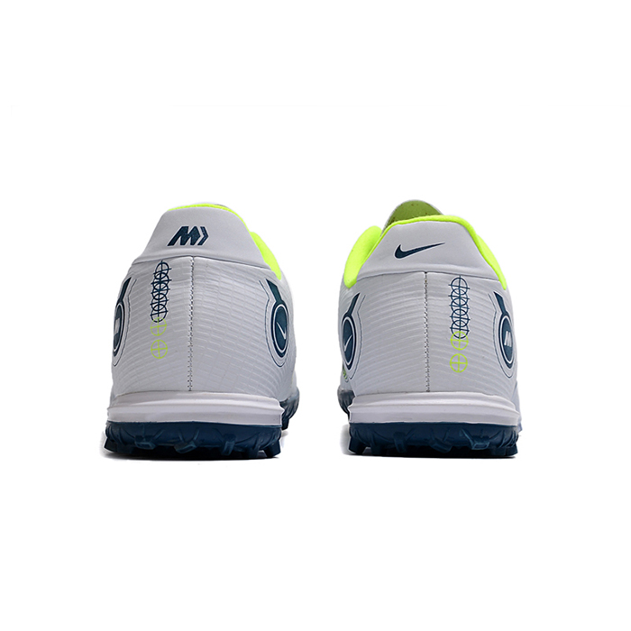 Vapor 14 Academy TF Soccer Shoes-White/Navy Blue-8849604