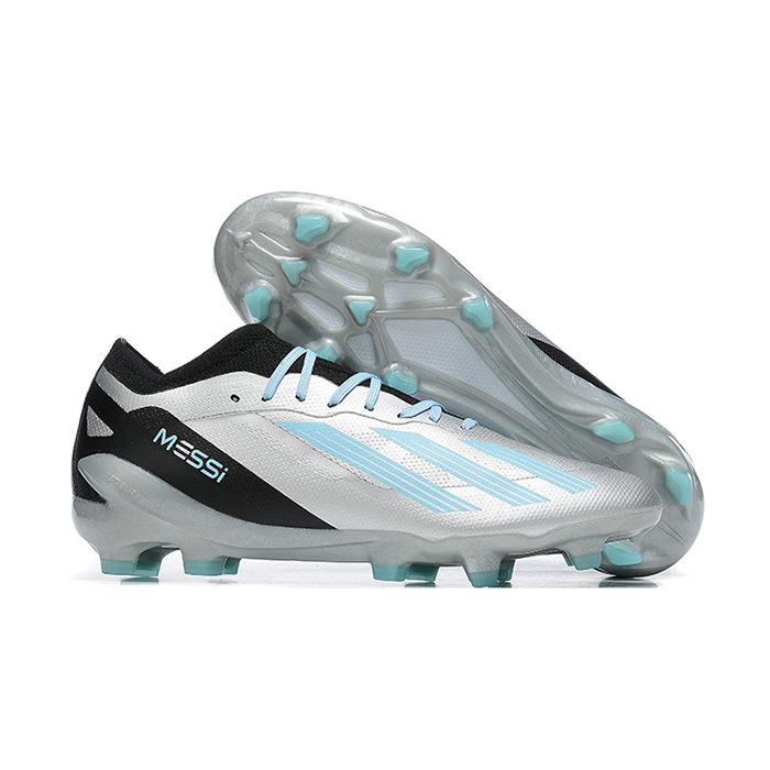23 crazyfast.1 FG Soccer Shoes-Silver/Black-1066486