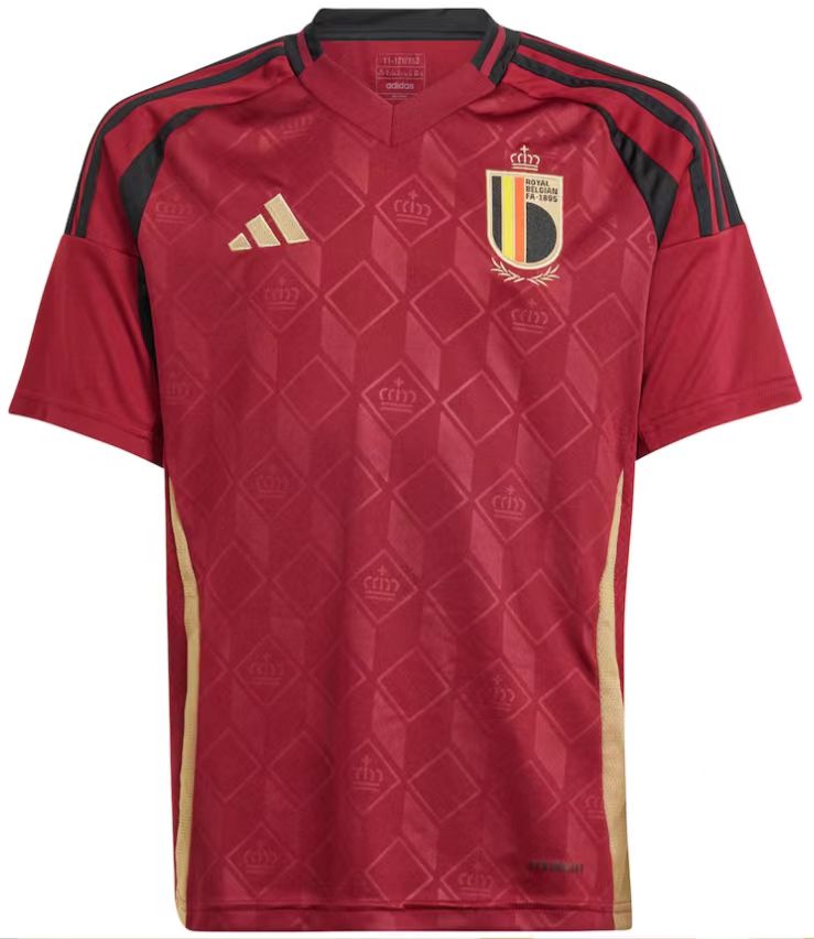 2024 Belgium Home Fans Soccer Jersey