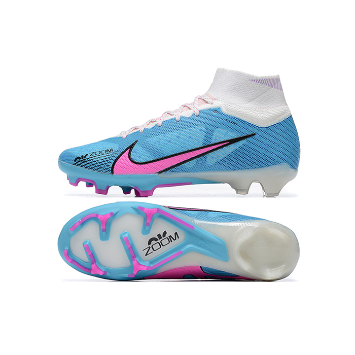 Air Zoom Mercurial Superfly IX Elite FG High Soccer Shoes-Blue/White-6503128