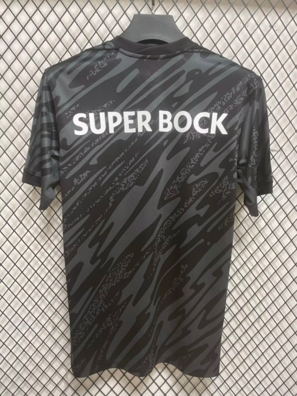 24-25 Sporting Lisbon Black Goalkeeper Soccer Jersey